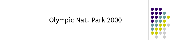 Olympic Nat. Park 2000